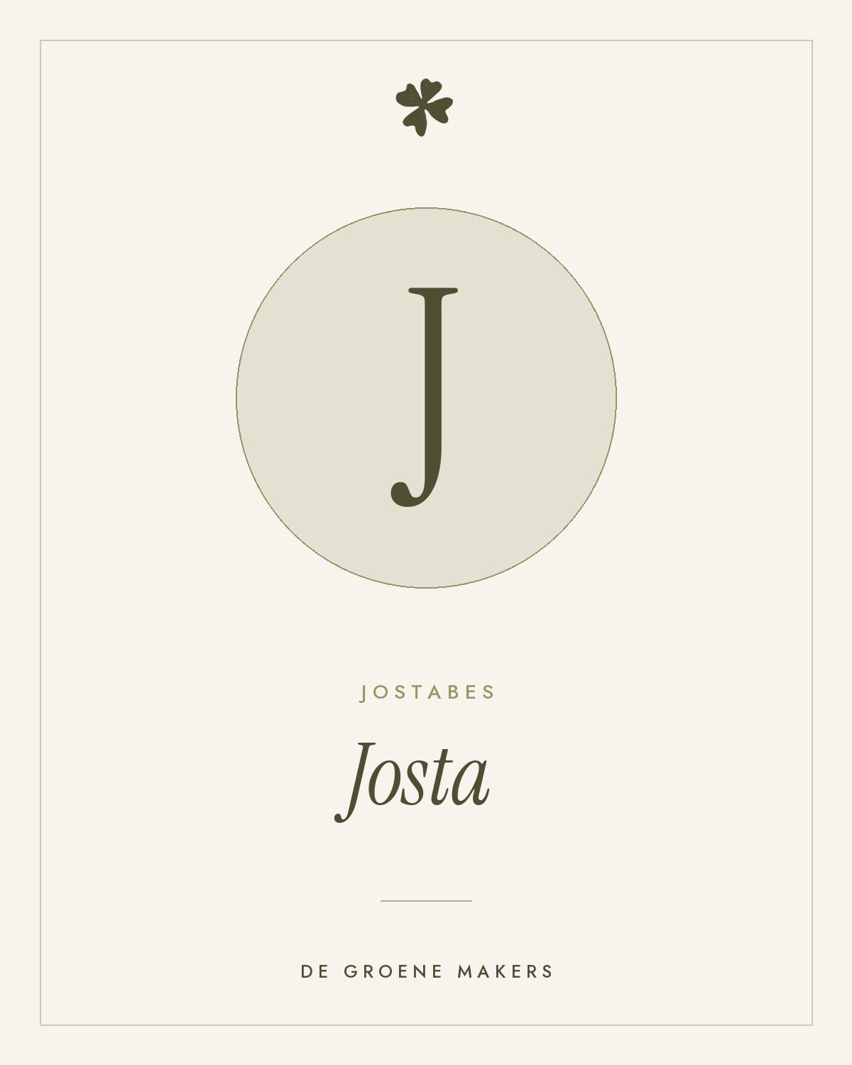 Jostabes 'Josta' – De Groene Makers