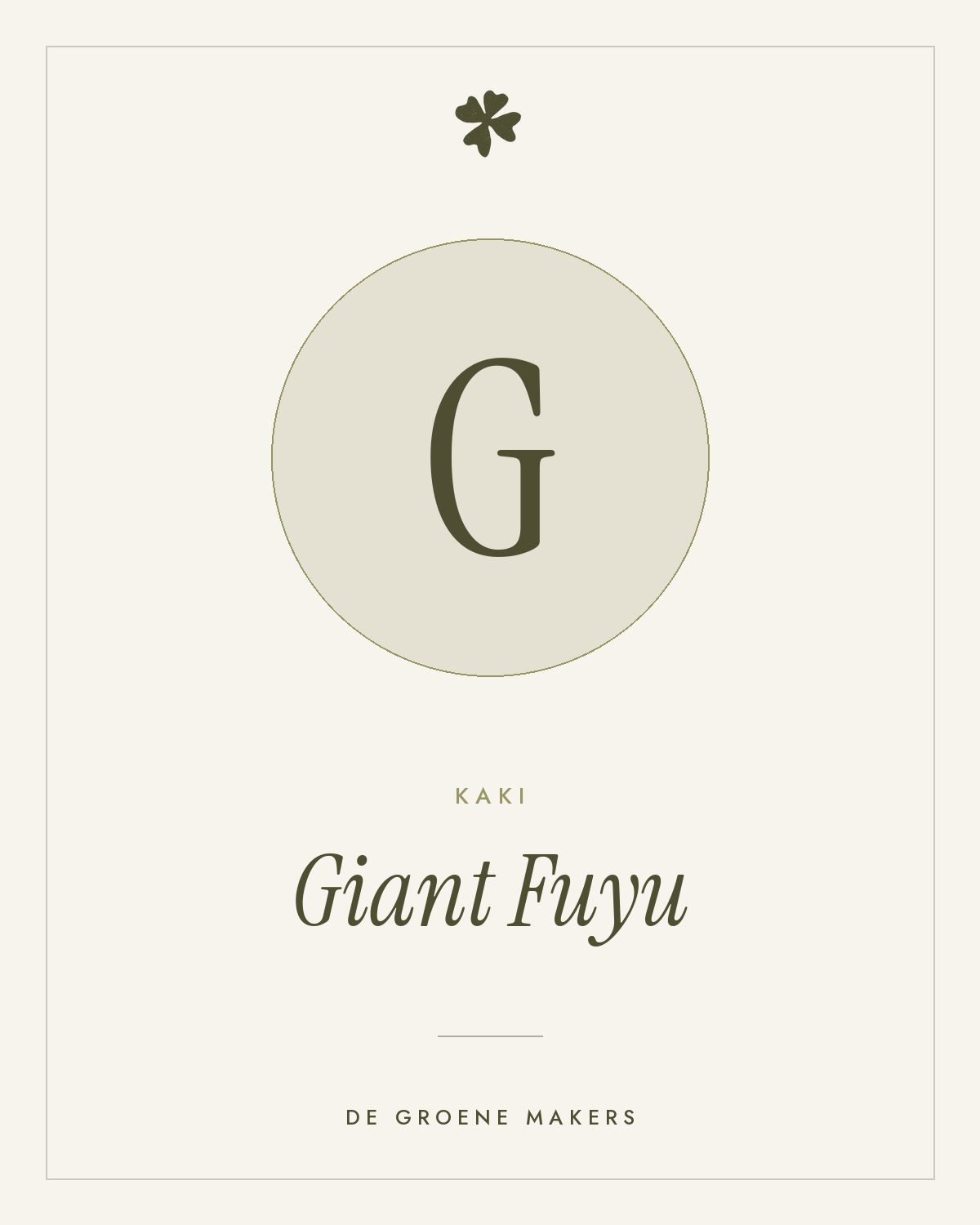 Kaki 'Giant Fuyu' – De Groene Makers