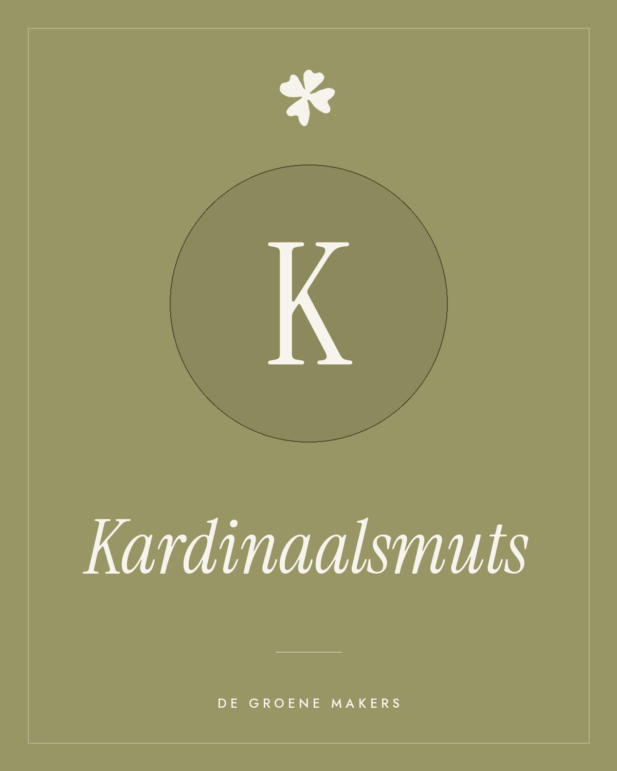 Kardinaalsmuts - De Groene Makers