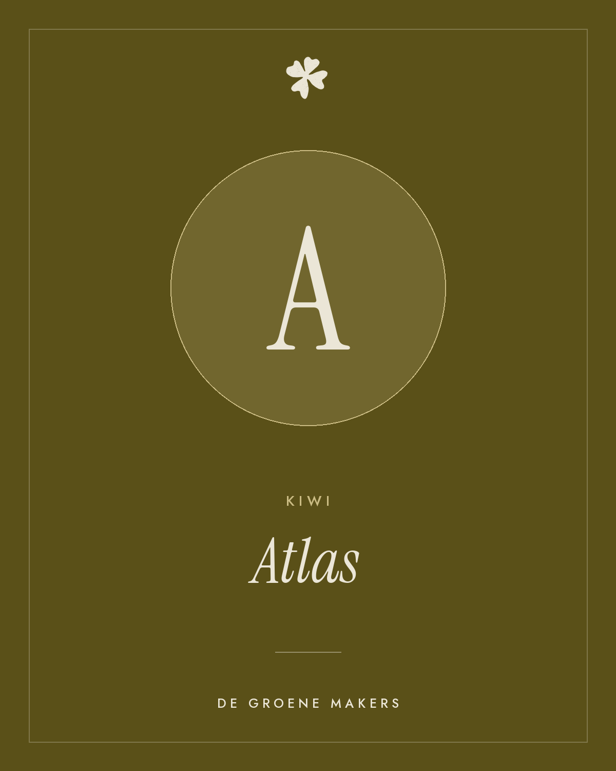Kiwi 'Atlas' – De Groene Makers