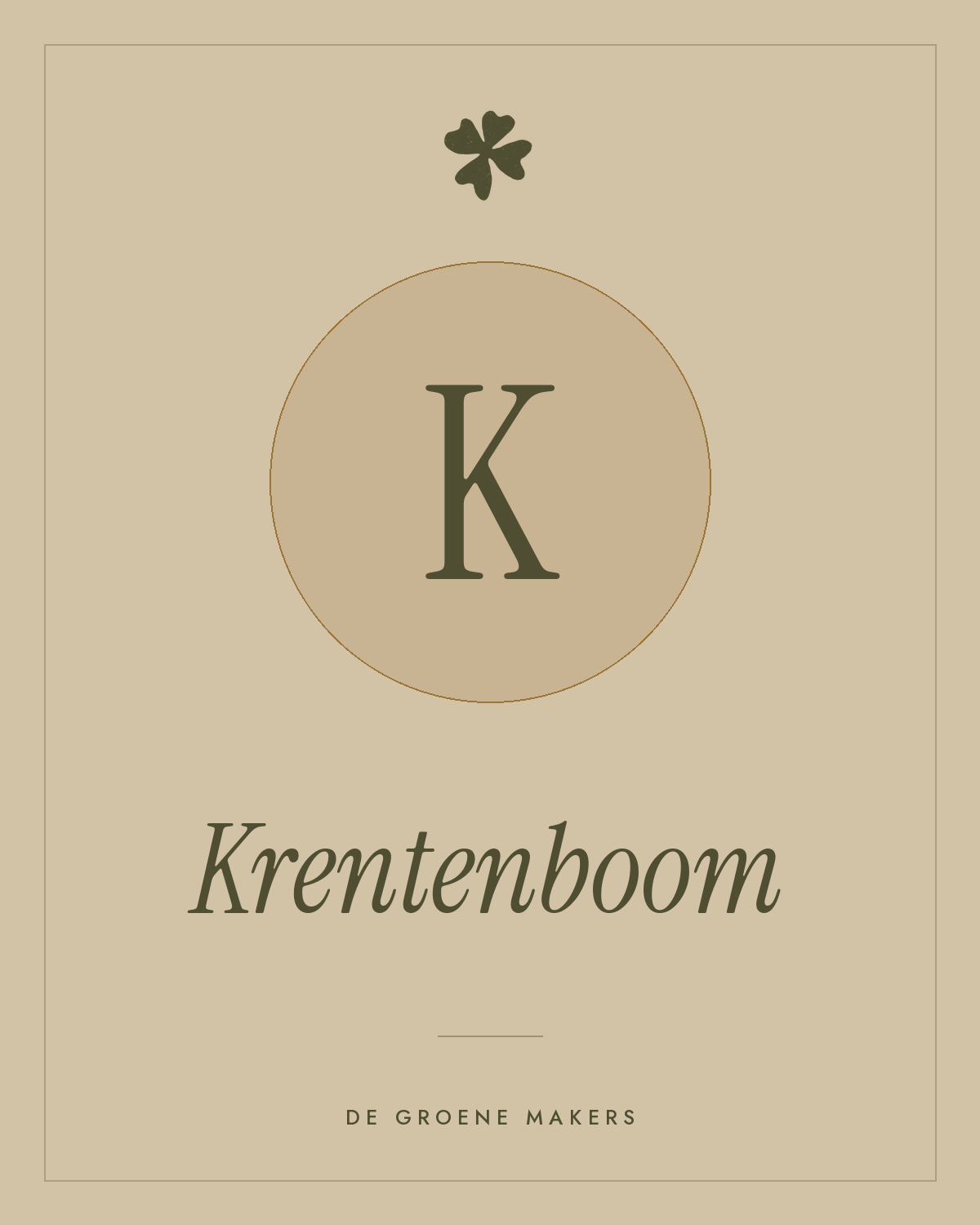 Krentenboom - De Groene Makers