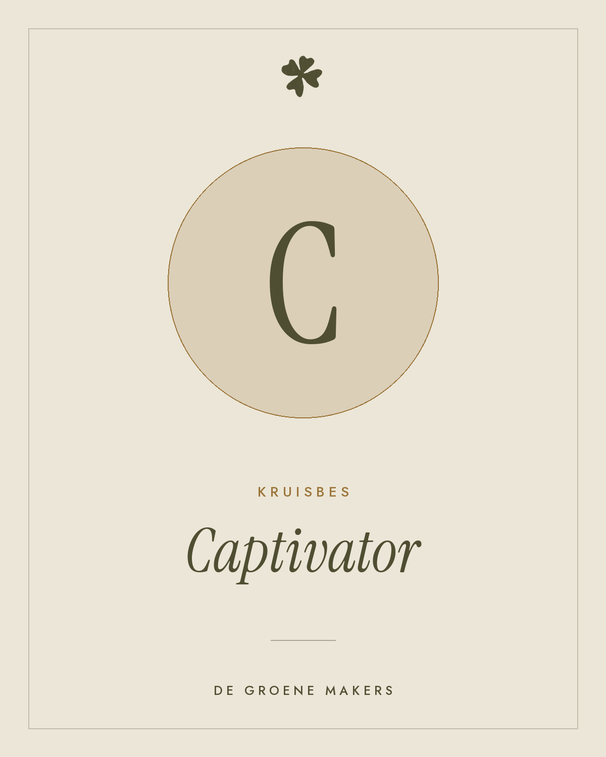 Kruisbes 'Captivator' – De Groene Makers