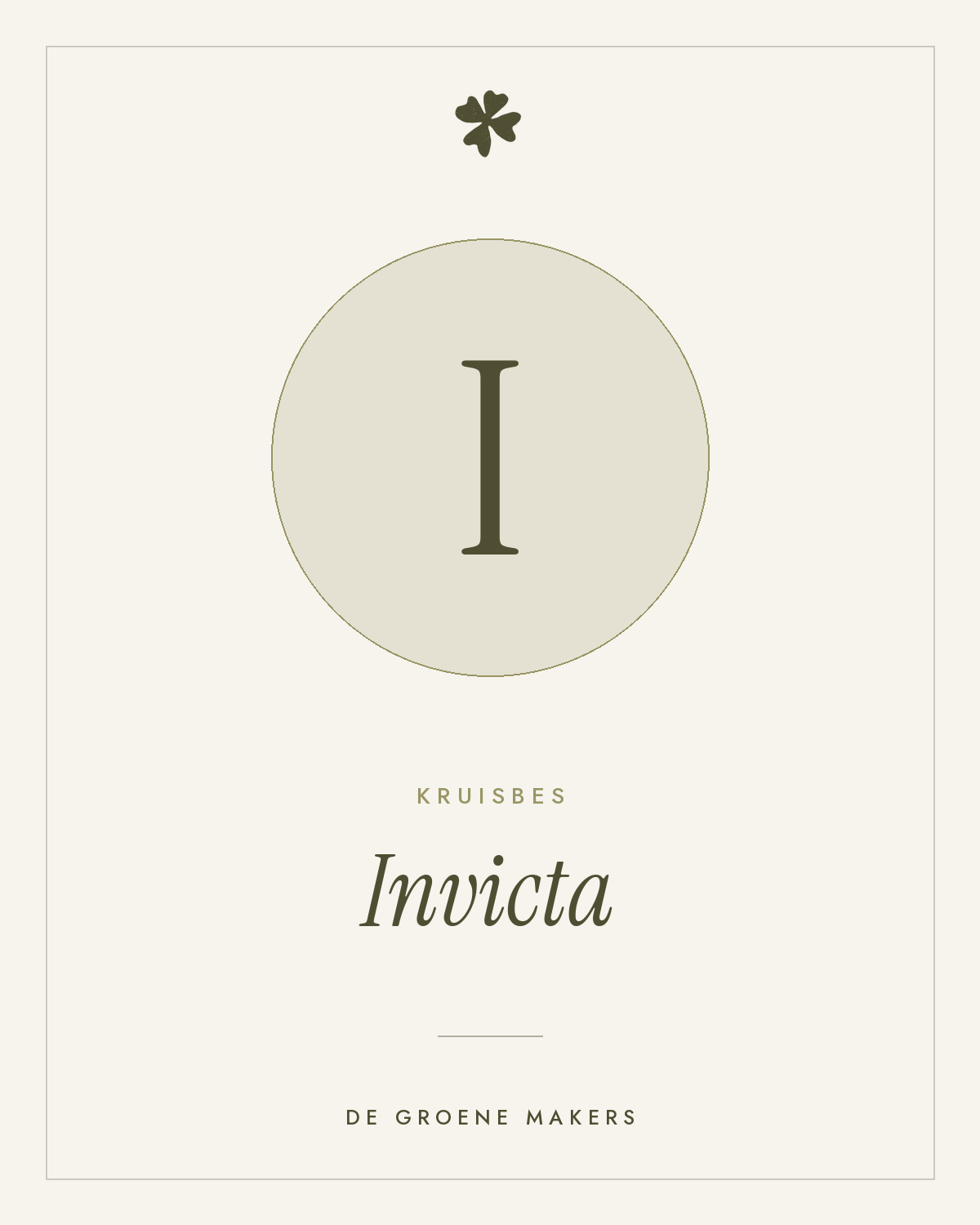 Kruisbes 'Invicta' – De Groene Makers