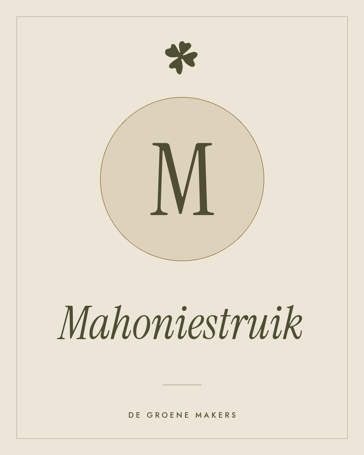 Mahoniestruik - De Groene Makers