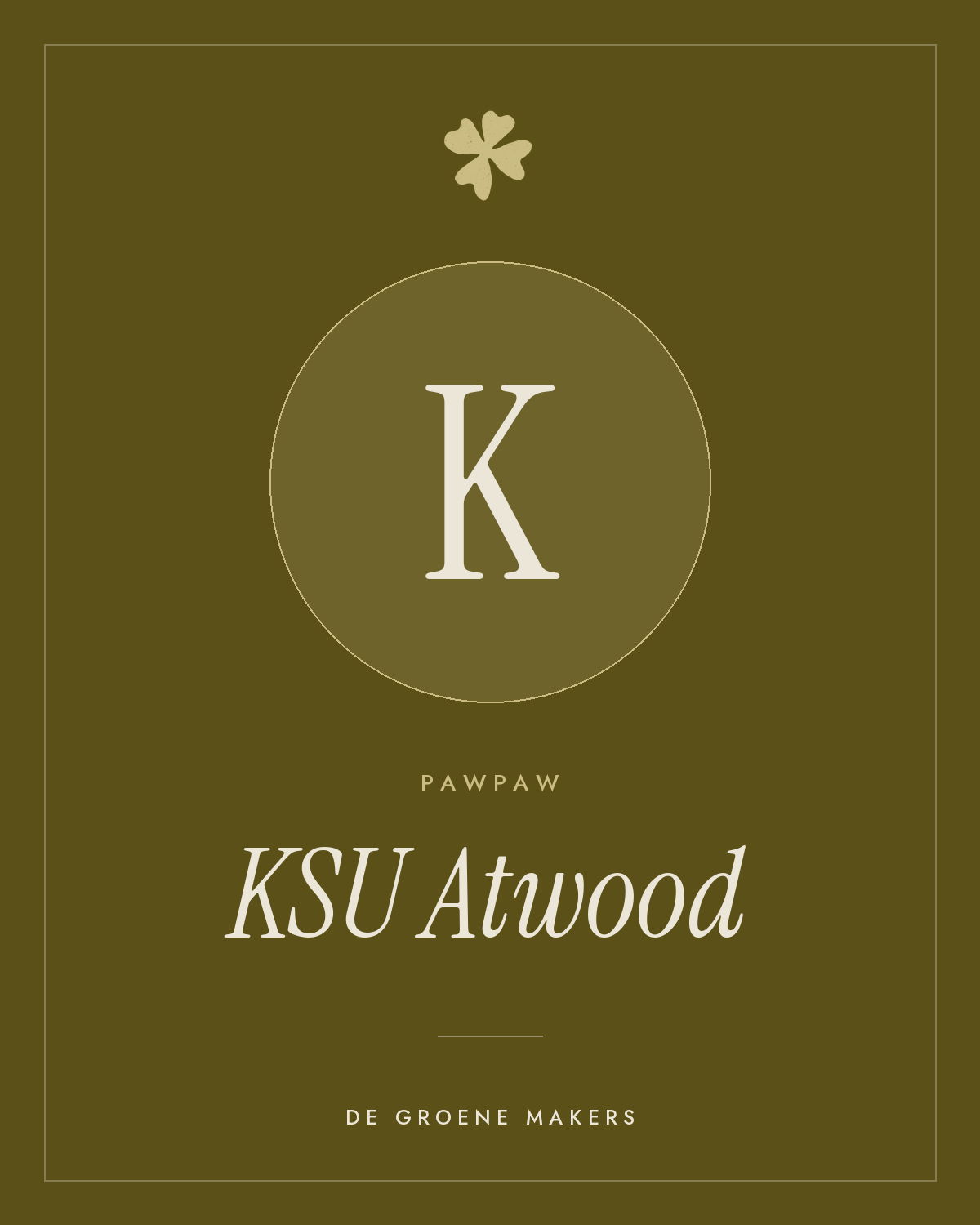 Pawpaw ‘KSU Atwood’ - De Groene Makers