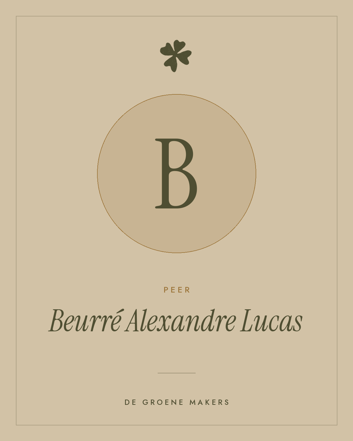 Peer ‘Beurré Alexandre Lucas’ - De Groene Makers