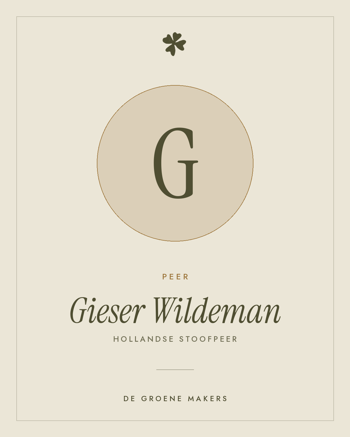 Peer 'Gieser Wildeman' – De Groene Makers