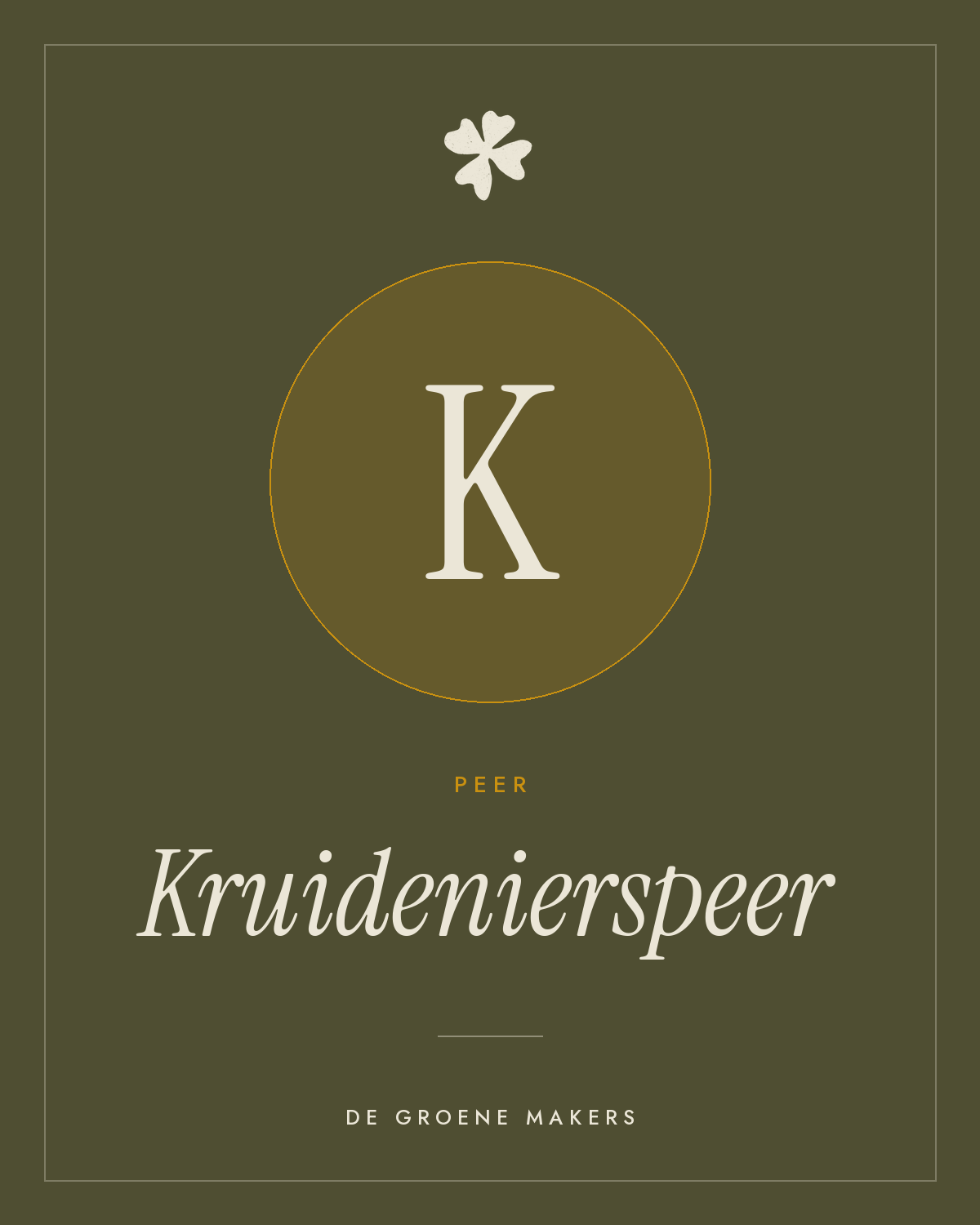 Peer ‘Kruidenierspeer’ - De Groene Makers
