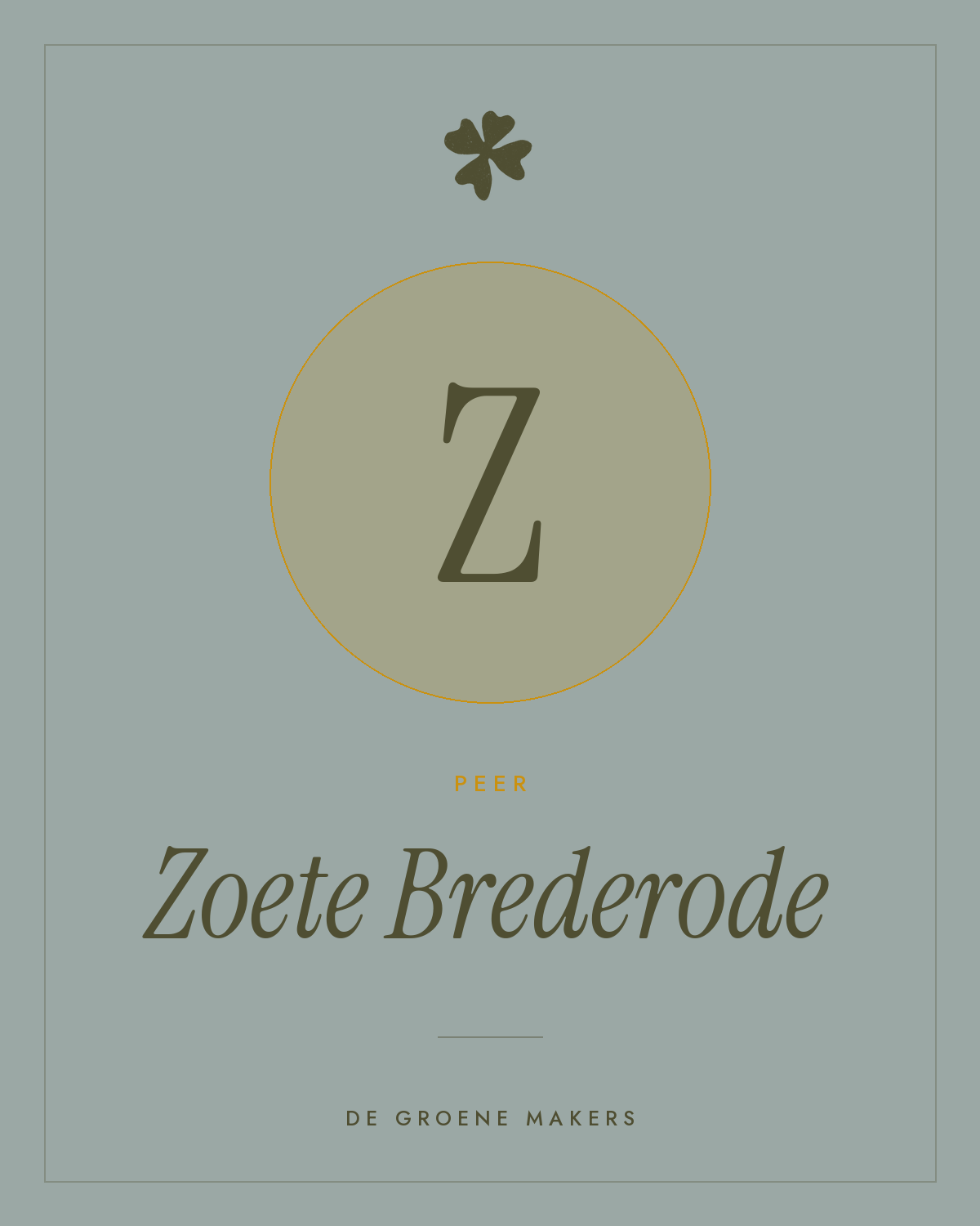 Peer ‘Zoete Brederode’ - De Groene Makers