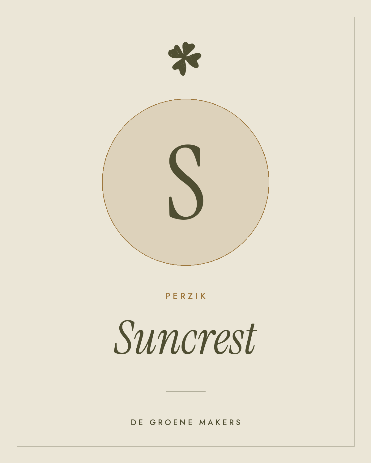 Perzik ‘Suncrest’ - De Groene Makers