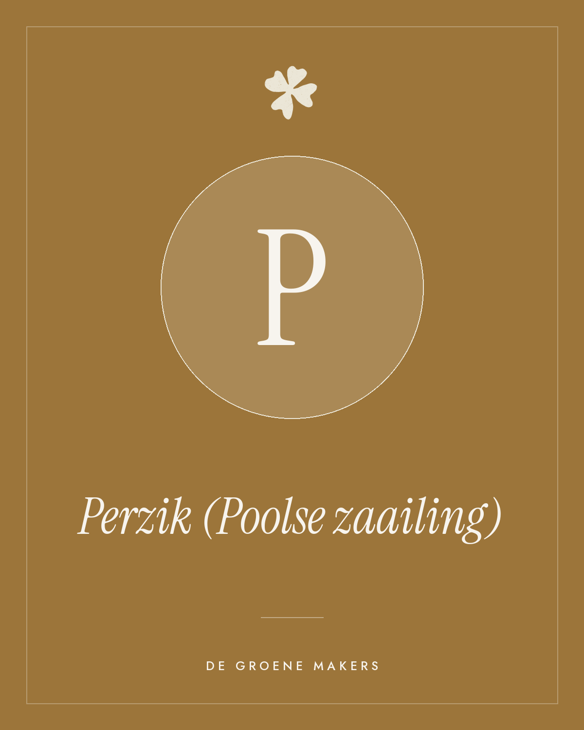 Perzik (Poolse zaailing) - De Groene Makers