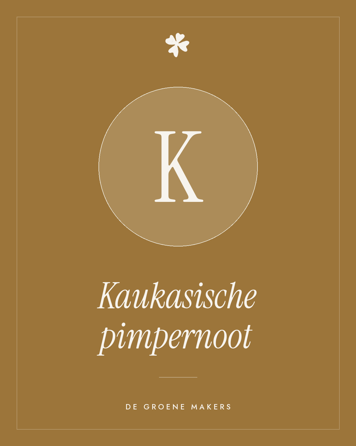 Kaukasische pimpernoot – De Groene Makers