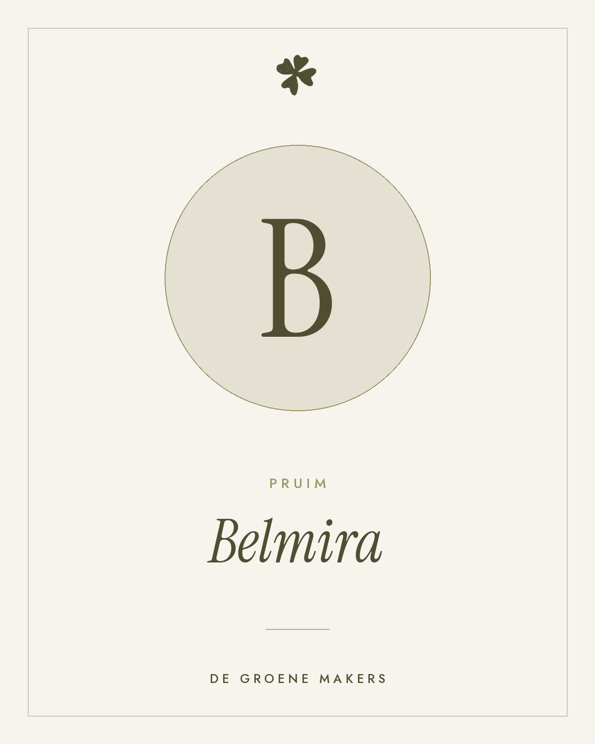 Pruim 'Belmira' – De Groene Makers