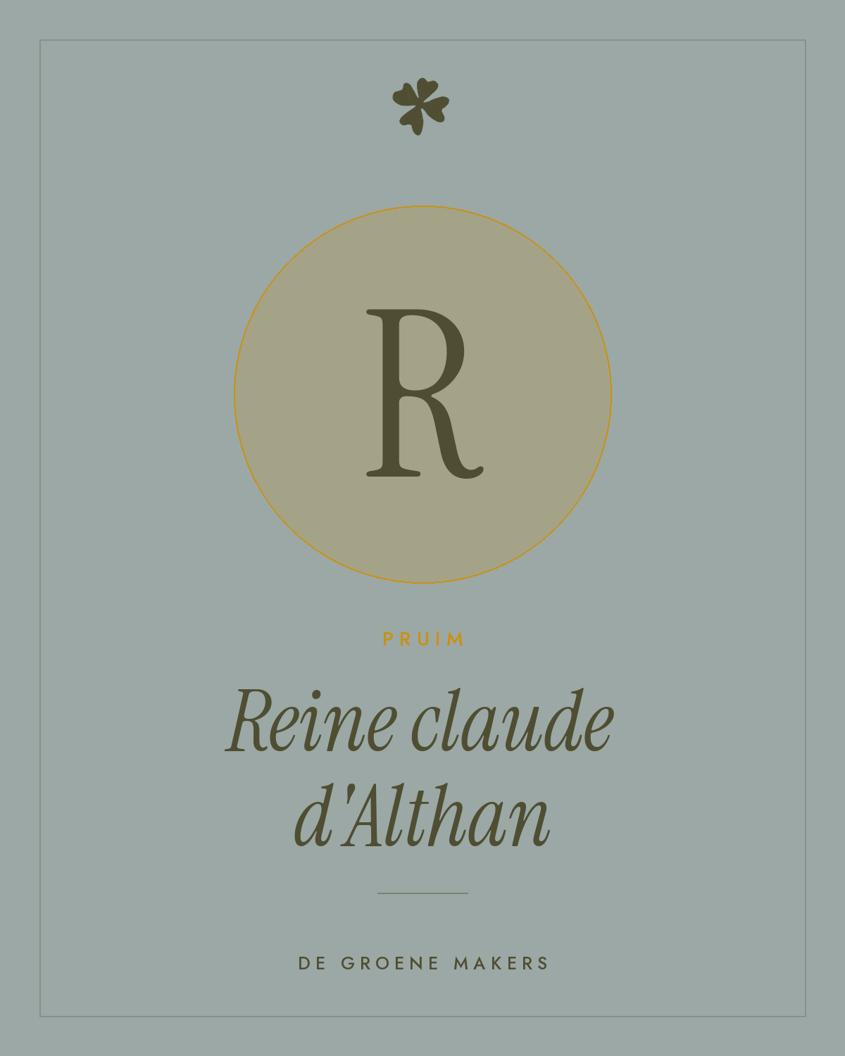Pruim 'Reine claude d'Althan' – De Groene Makers
