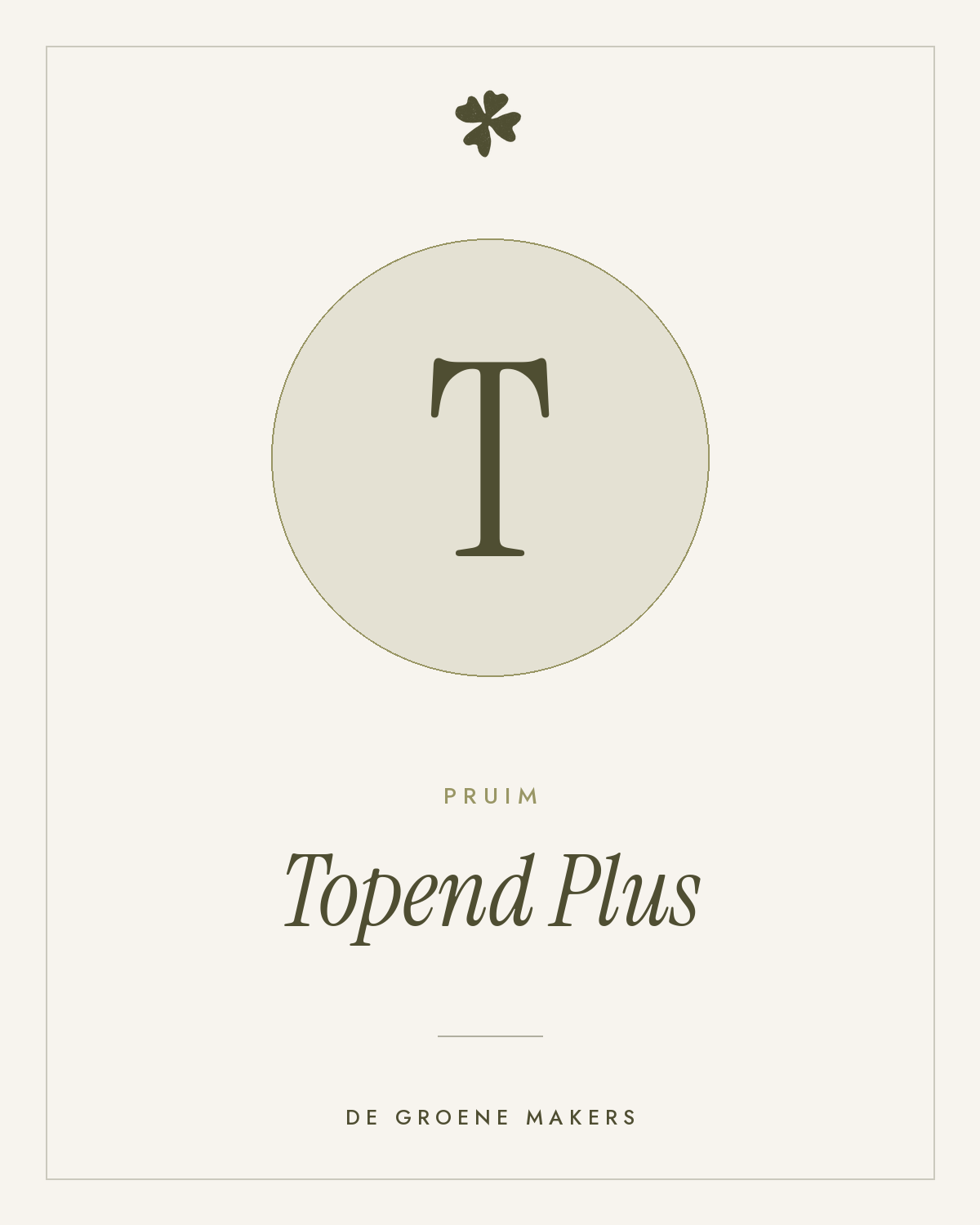 Pruim 'Topend Plus' – De Groene Makers
