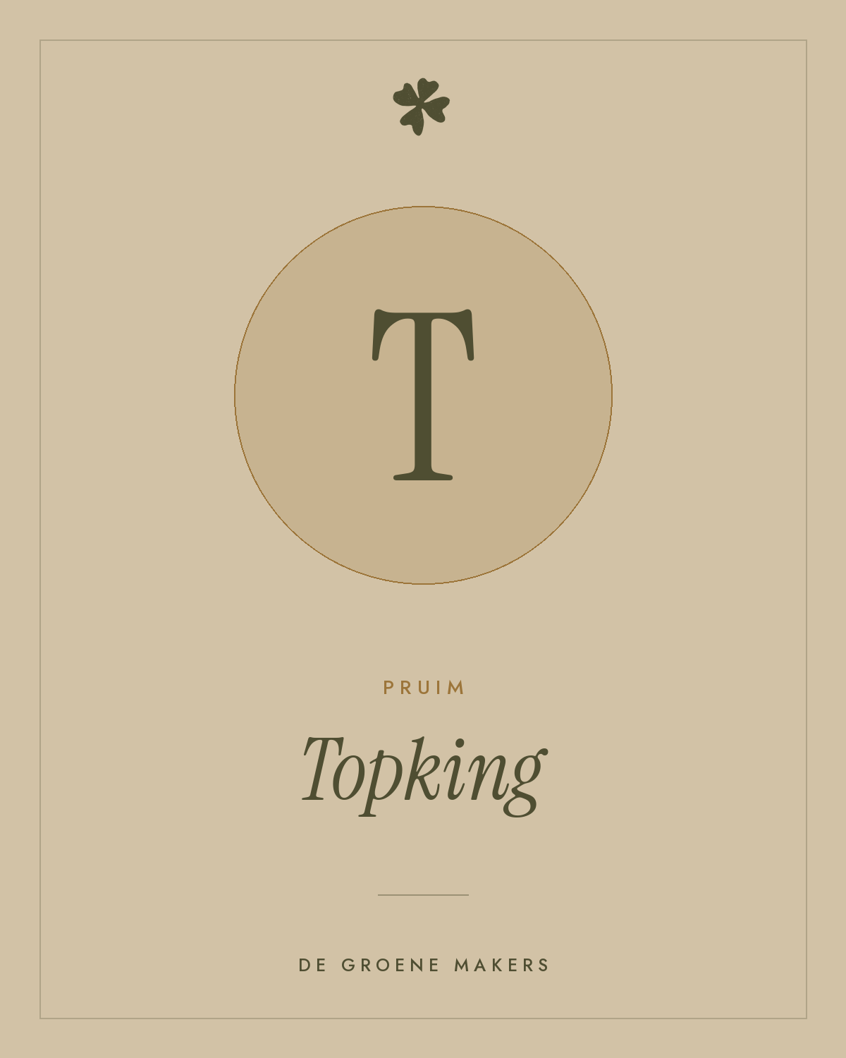 Pruim 'Topking' – De Groene Makers
