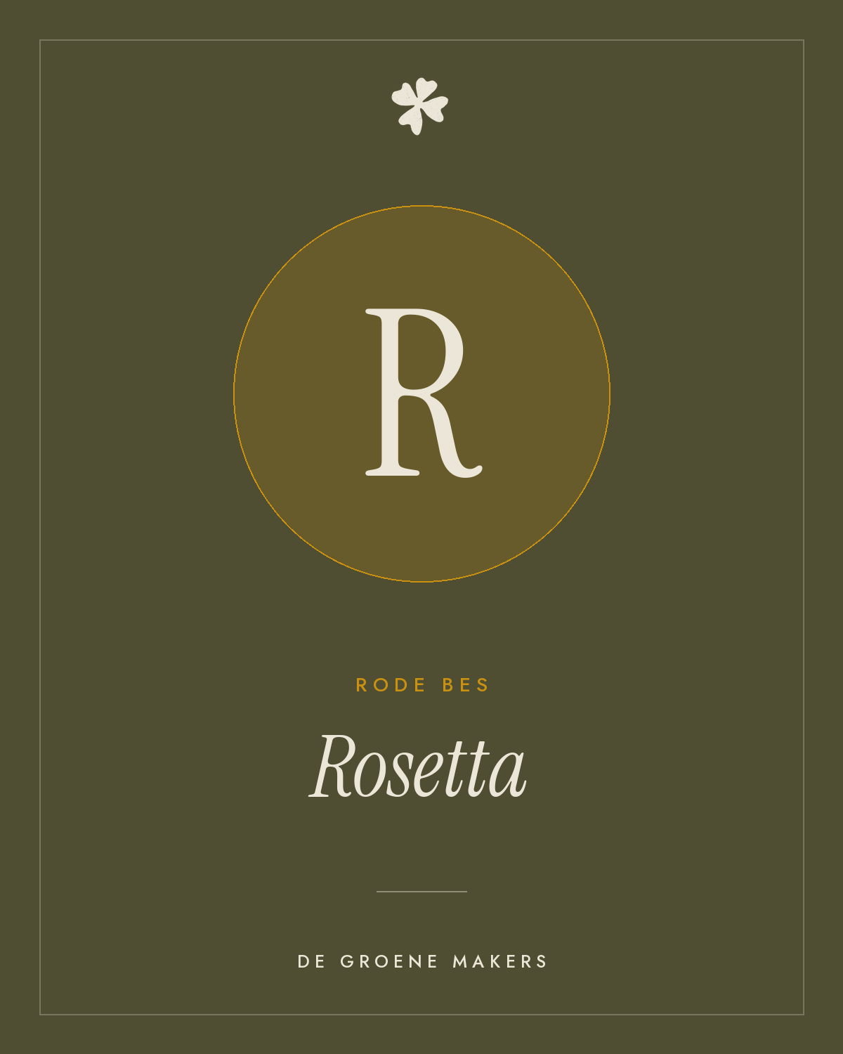 Rode bes 'Rosetta' – De Groene Makers
