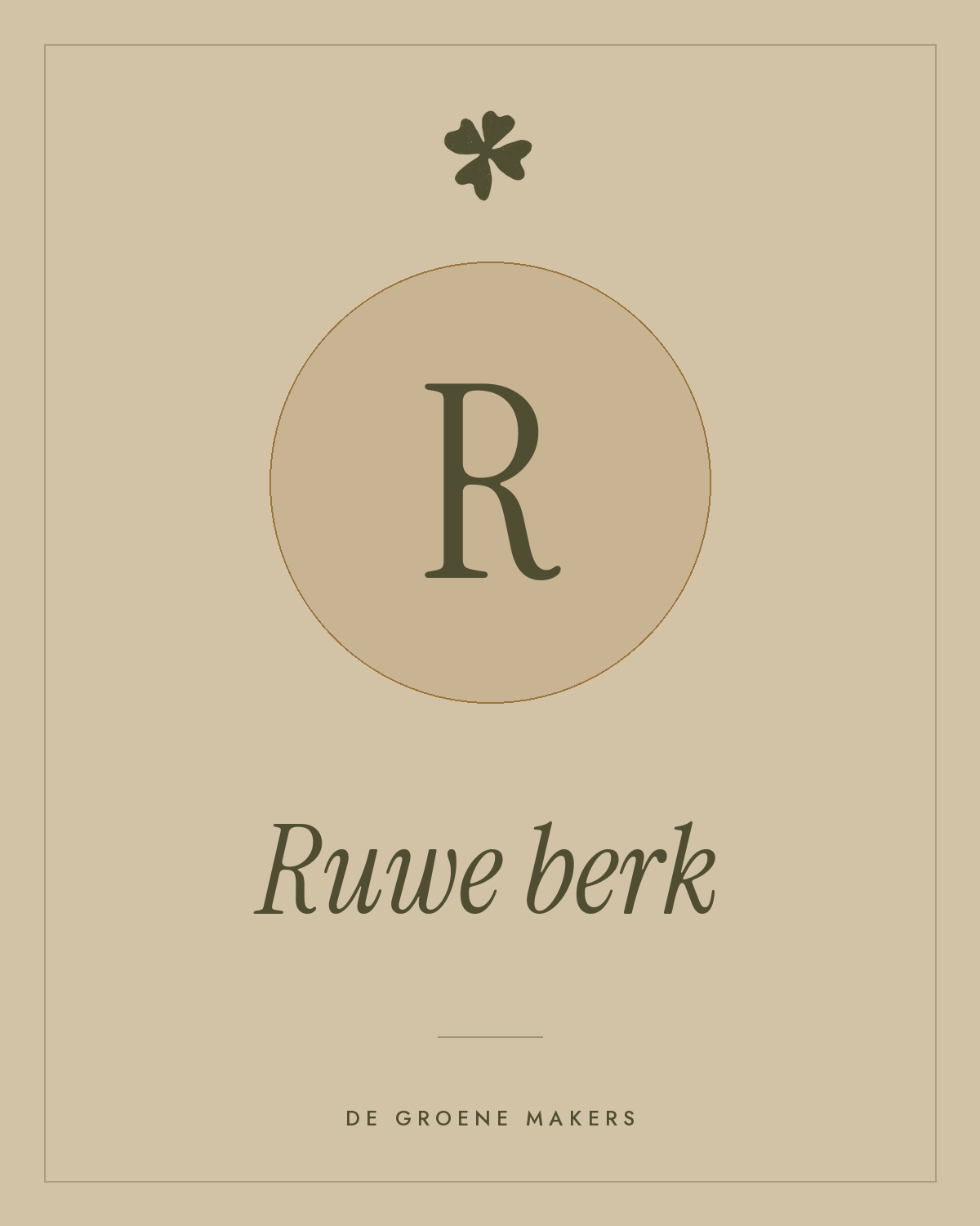 Ruwe berk - De Groene Makers