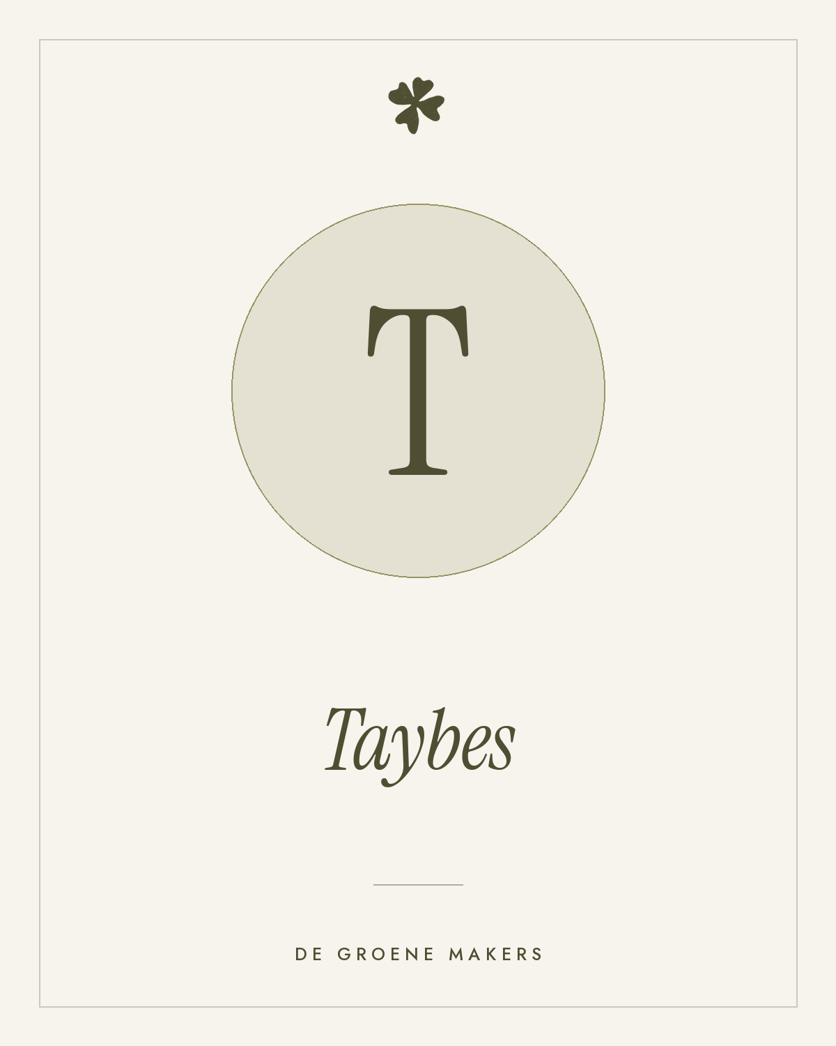 Taybes – De Groene Makers