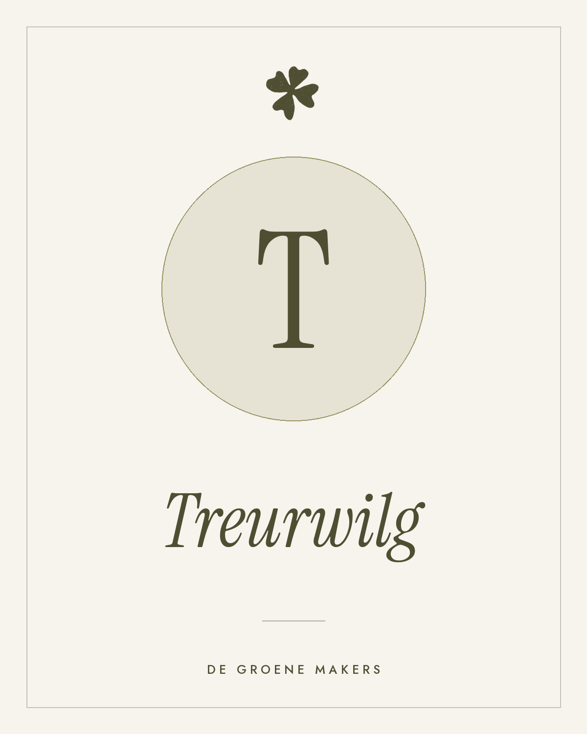 Treurwilg - De Groene Makers