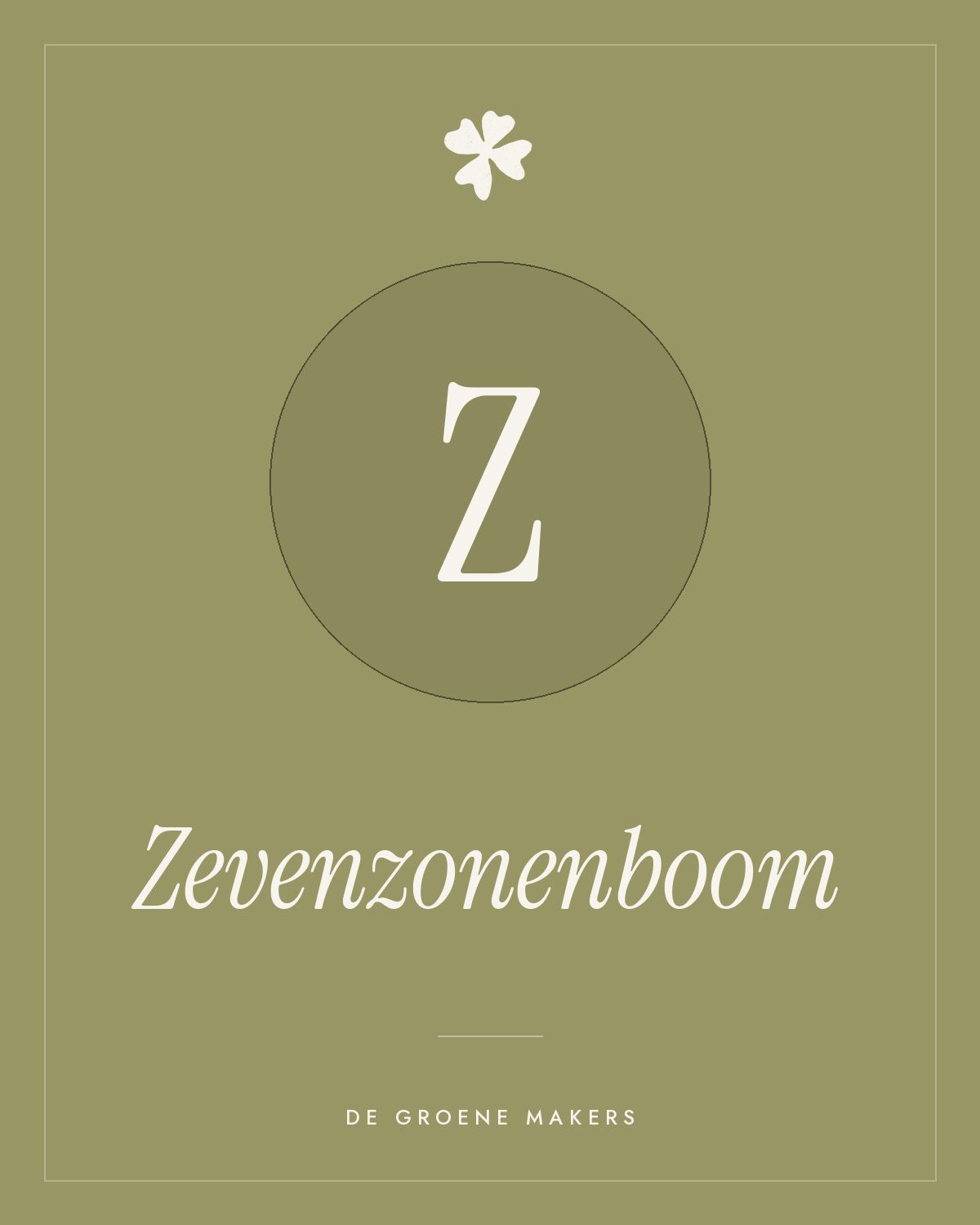 Zevenzonenboom - De Groene Makers