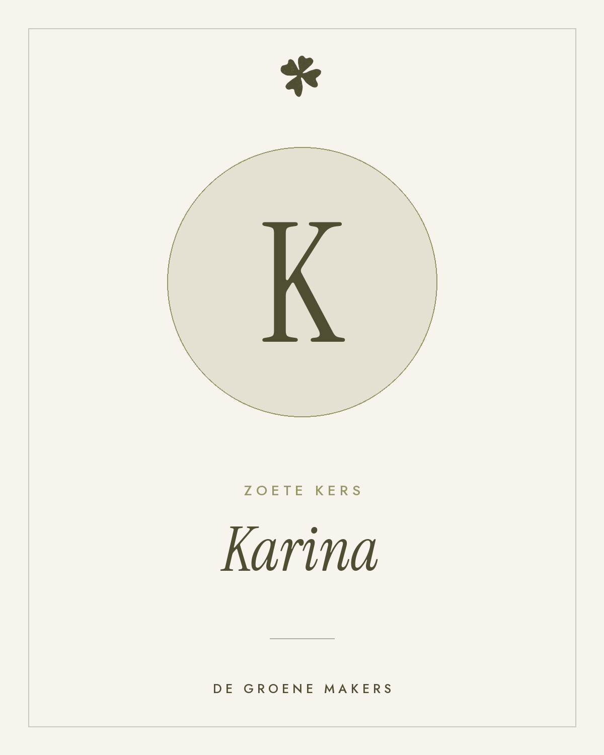 Zoete kers 'Karina' – De Groene Makers