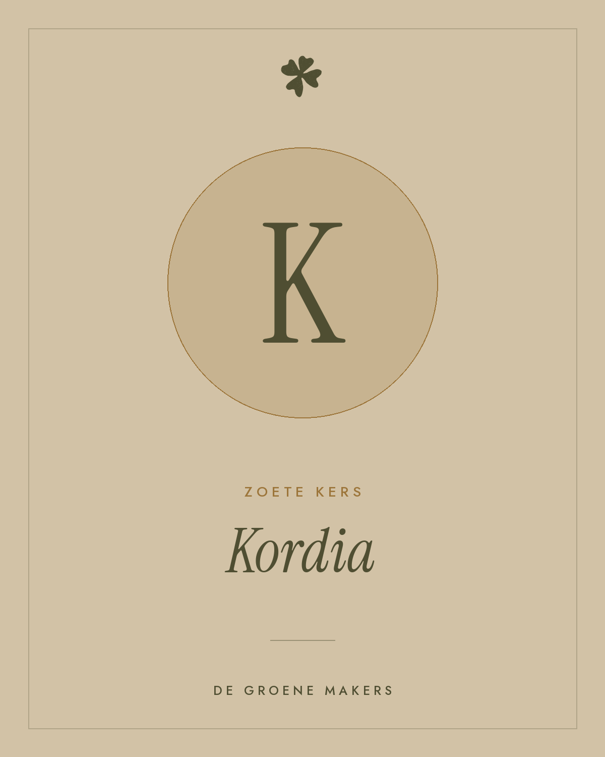 Zoete kers 'Kordia' – De Groene Makers