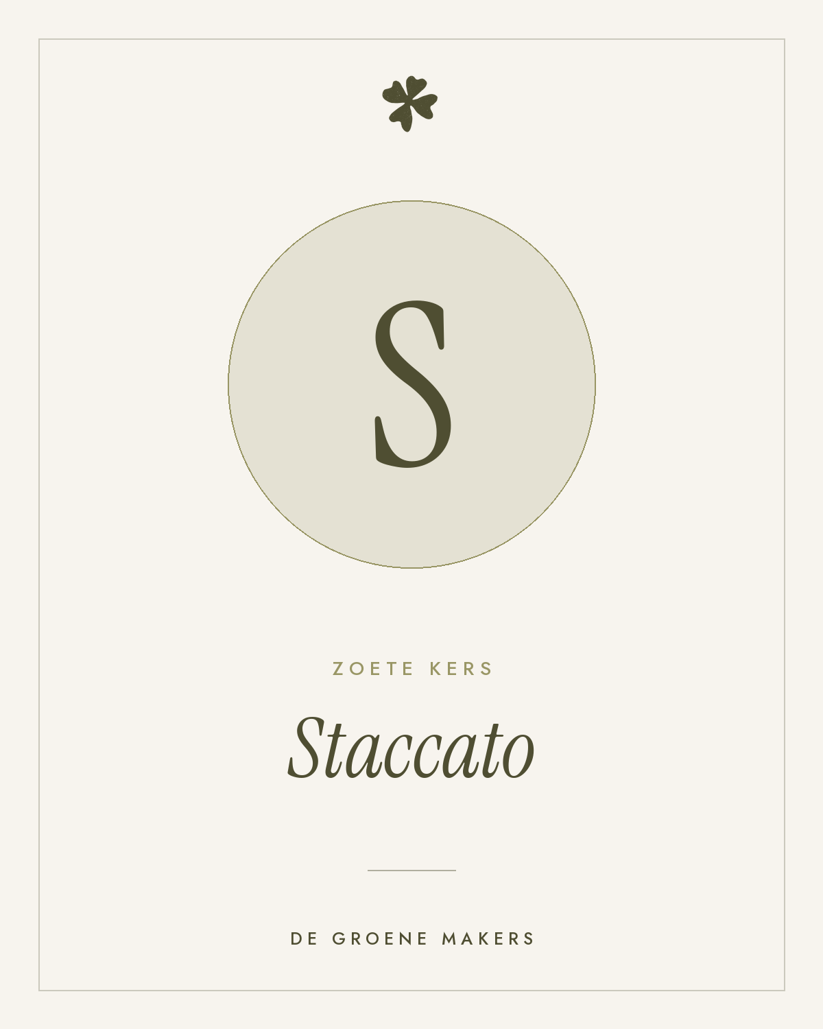 Zoete kers 'Staccato' – De Groene Makers