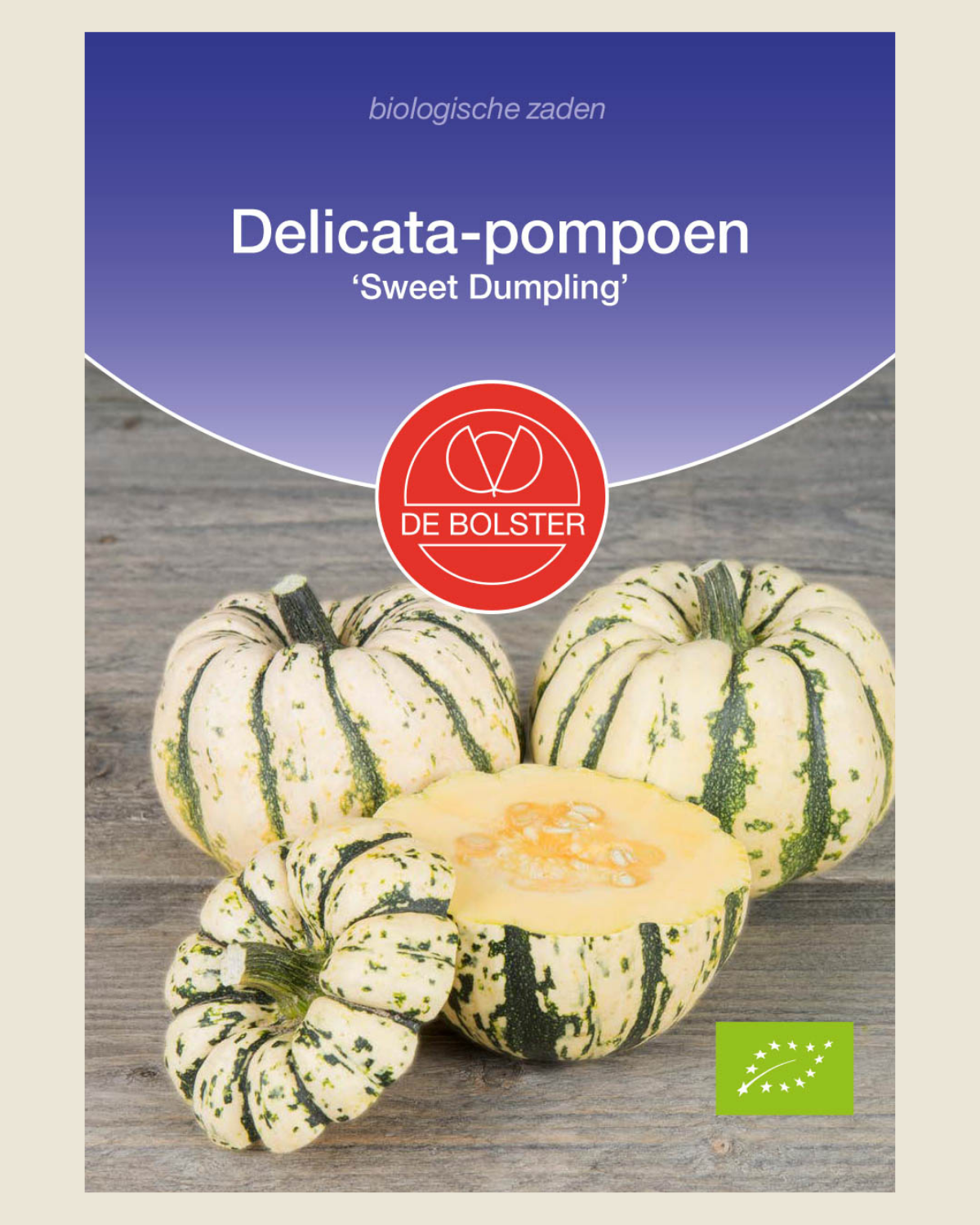 Delicata-pompoen 'Sweet Dumpling' BIO