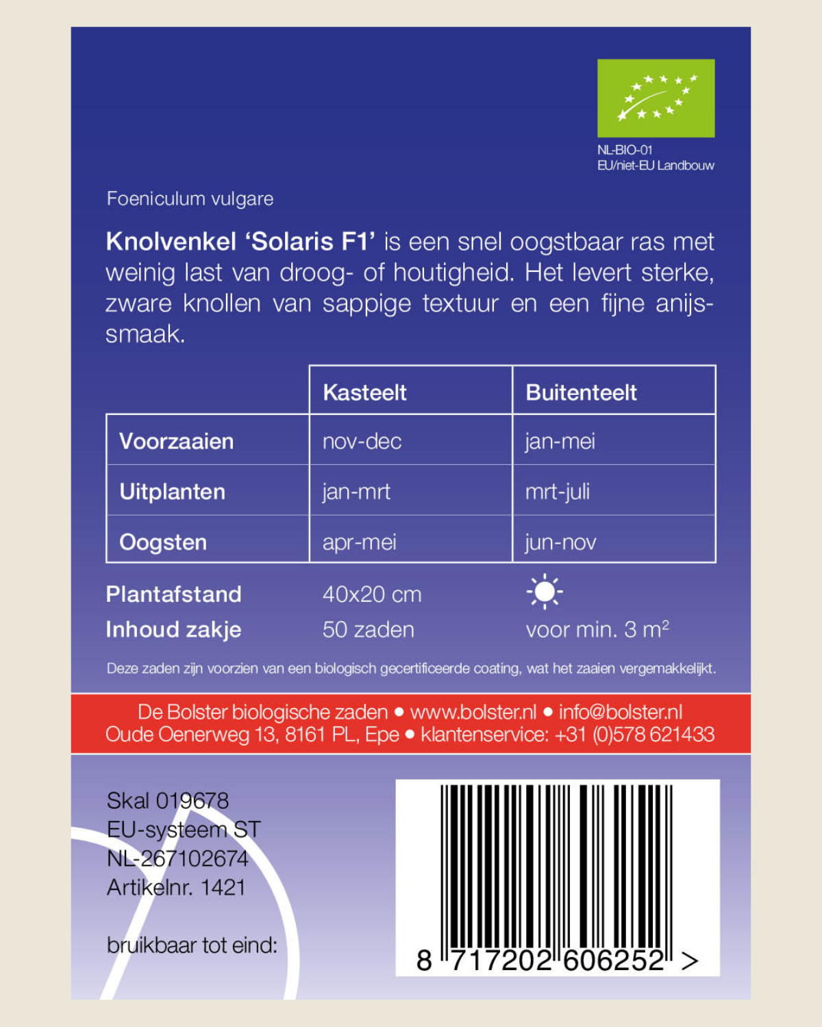 Knolvenkel 'Solaris F1' BIO
