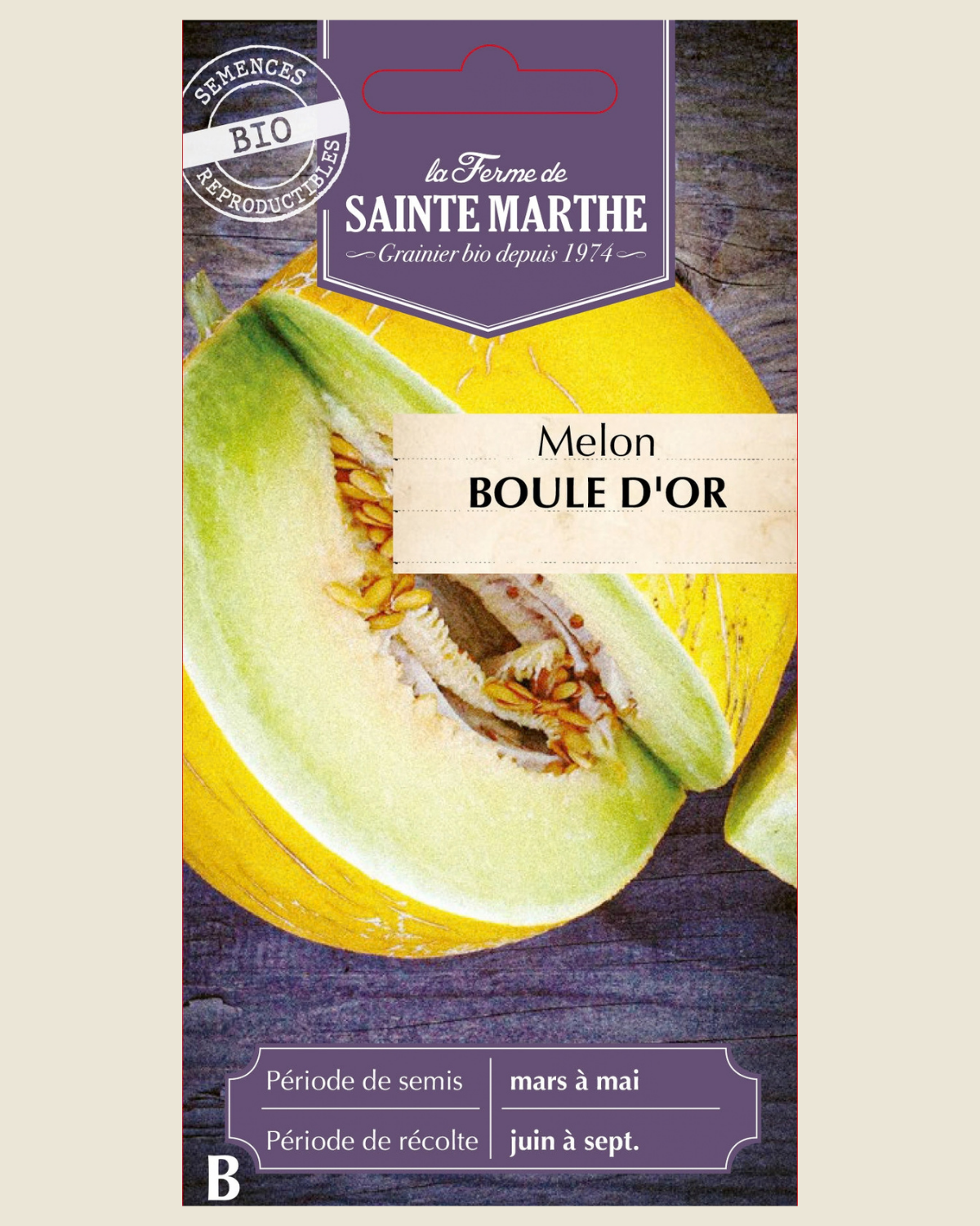 Meloen 'Boule d'Or' BIO zakje - De Groene Makers