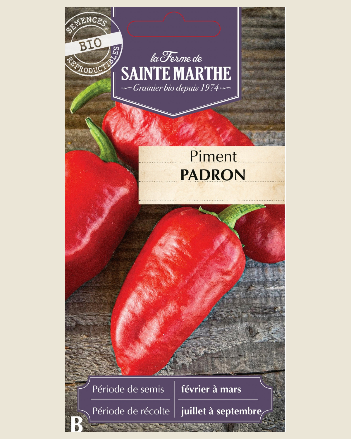 Peper 'Padrón' BIO zakje - De Groene Makers