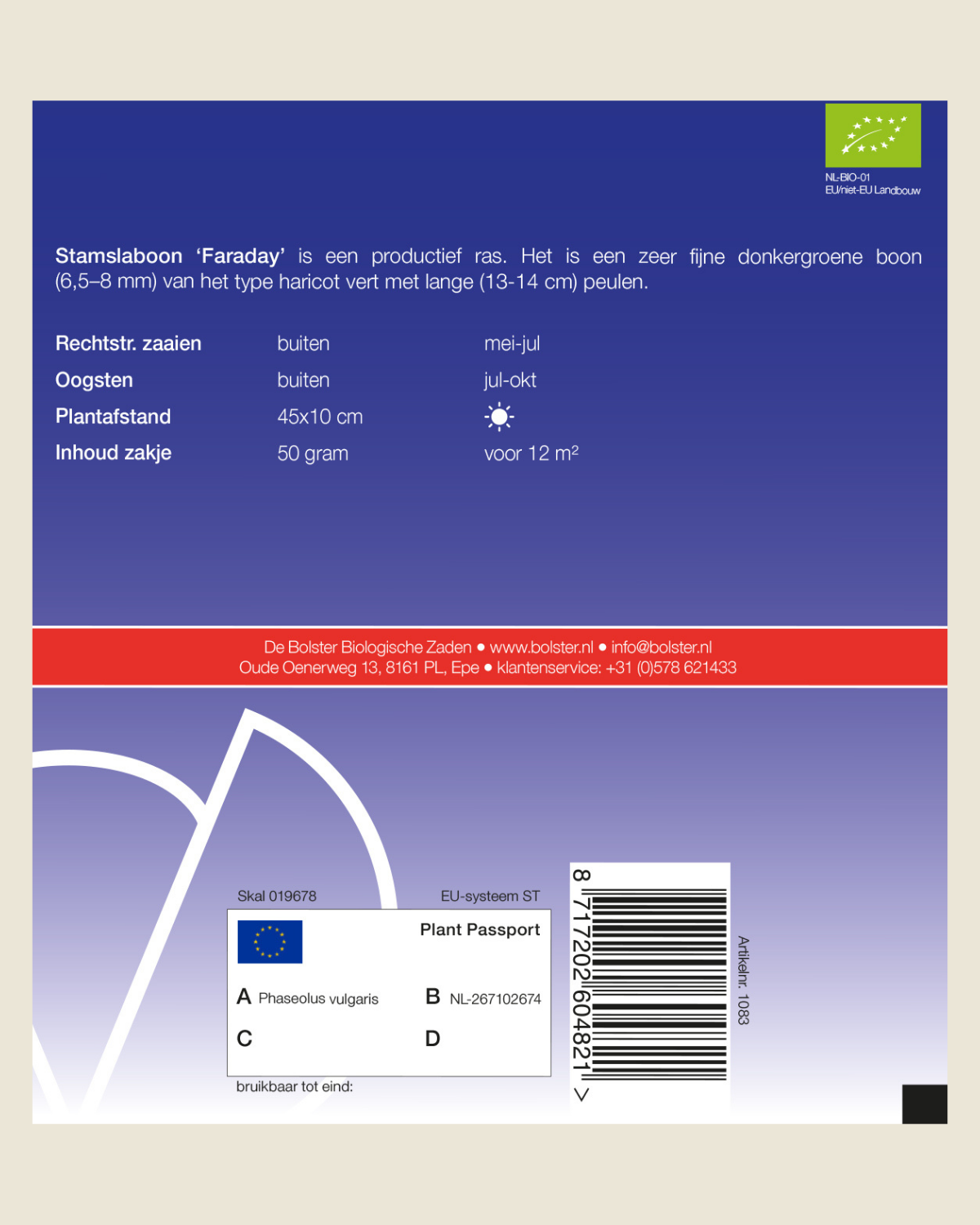 Stamslaboon 'Faraday' BIO