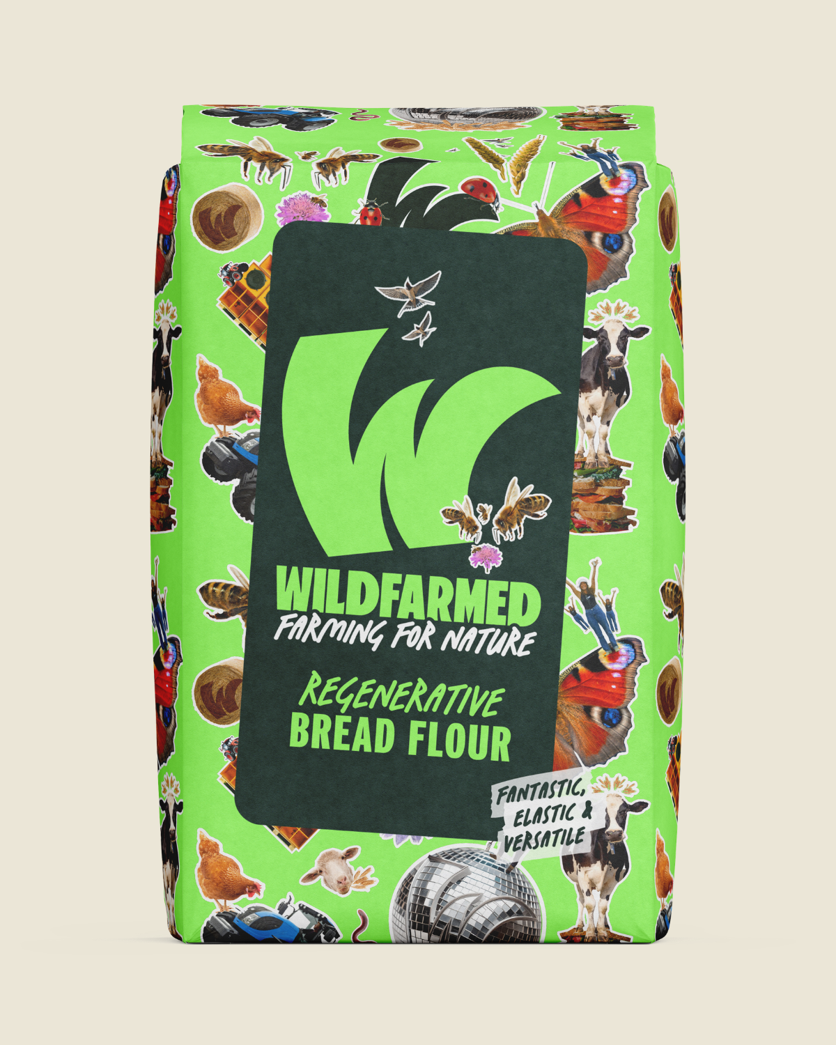 Tarwebloem T65 Wildfarmed, verpakking 1 kg