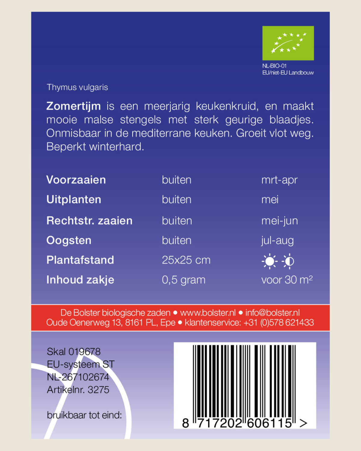 Zomertijm BIO